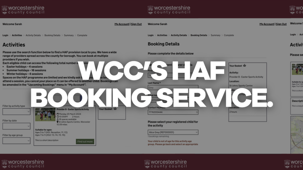 WSCCS HAF BOOKING SERVICE